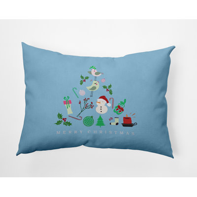 Merry Christmas Story Accent Pillow