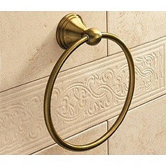 Romance Towel Ring, Bronze