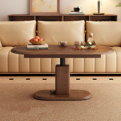 Table basse réglable en bois massif