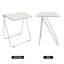 Table pliante, table d'appoint portative transparente, bureau d'ordinateur de chambre à coucher moderne, table d'appoint de canapé-94902440