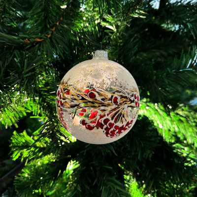 Ball The Holiday Aisle Rowan In Snow Ball Ornament