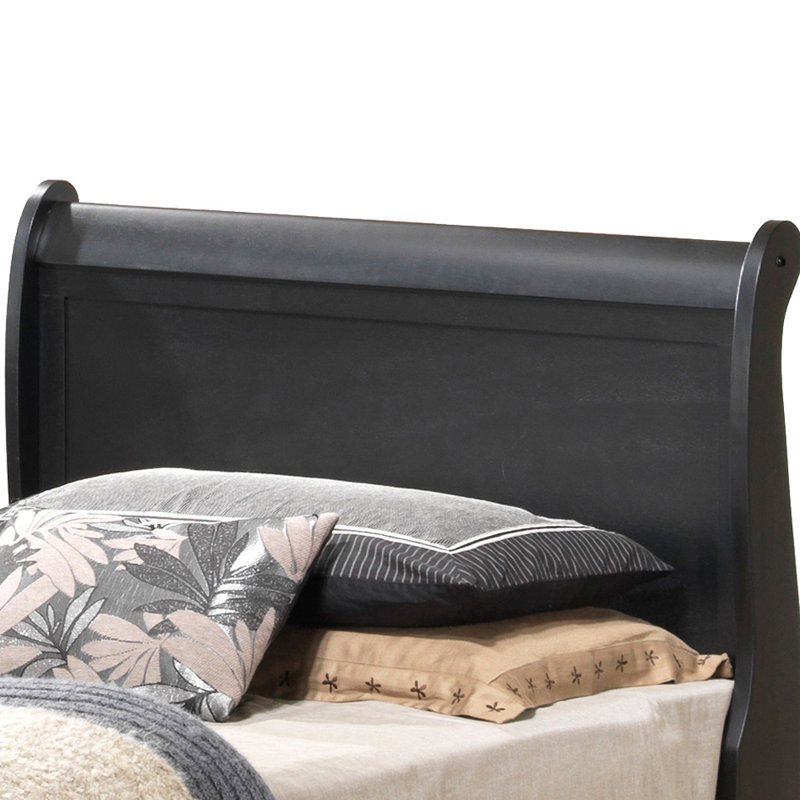 Citronelle Standard Bed, Twin, Charcoal