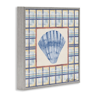 Clam Shell Treasure Framed Giclee, design by Lee Ann Sanders