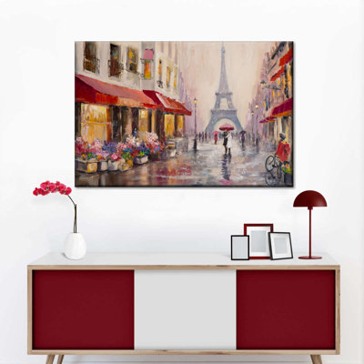 Rainy Paris Canvas Print
