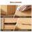  Auralis Curved 3 Drawer Nightstand Set of 2, Organic Modern Small Dressers & Bedside Storage Cabinets with Waterfall Design, Hidden Storage, Natural Wood Finish-1455446933-1446762943