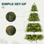 Arbre de Noël artificiel vert pré-éclairé-471912591