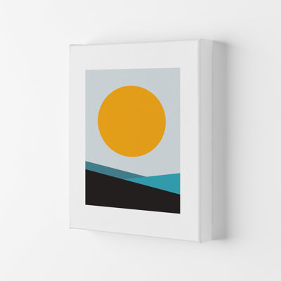Mita Teal Big Sun N6 by Pixy Paper - Print