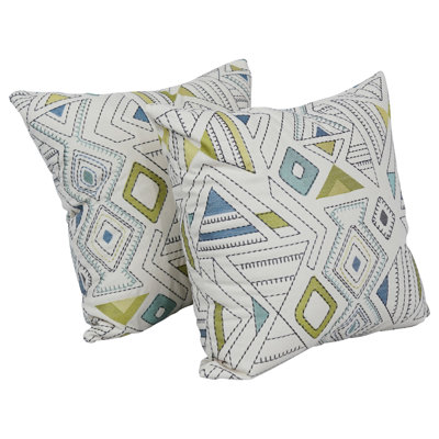 Geometric Reversible Throw Pillow