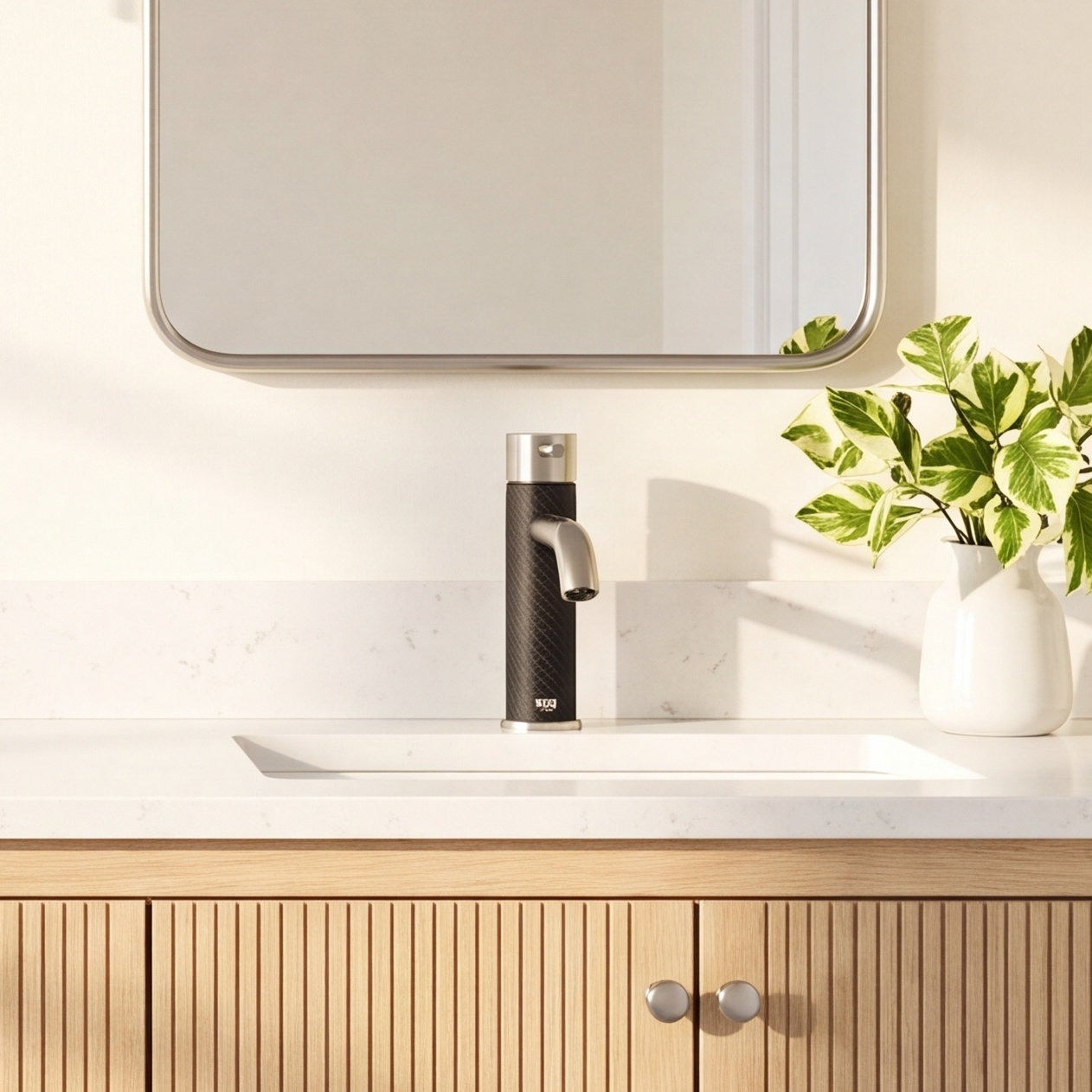 Madison Single-Hole Bathroom Faucet, Brushed Nickel