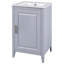 Meuble-lavabo de 20,3 po avec lavabo, tiroir fonctionnel, tablette de porte, porte à fermeture en douceur-445932101