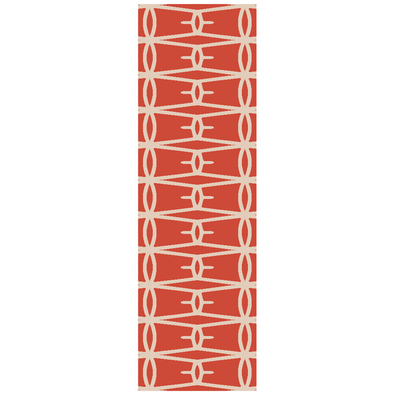 Irizarry Wool Geometric Indoor Rug, Runner 2'6" x 8'