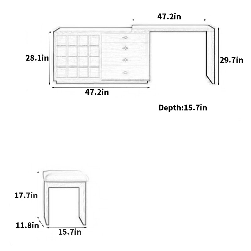 Commode principale de la chambre principale