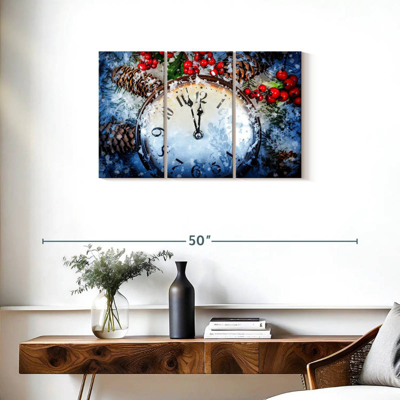 Lelend Minutes Until Christmas, 20" H x 33" W
