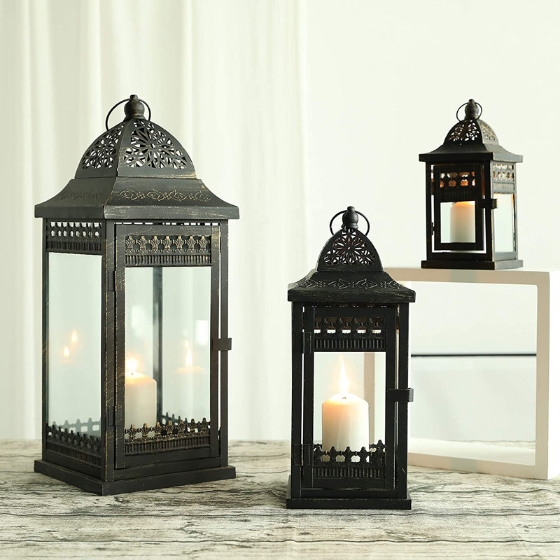 Picture of Darby Home Co 3 Piece Tabletop Decorative Candle Lantern Set | Wayfair