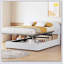 Lit plateforme tapissier Teddy-243345899-243345897
