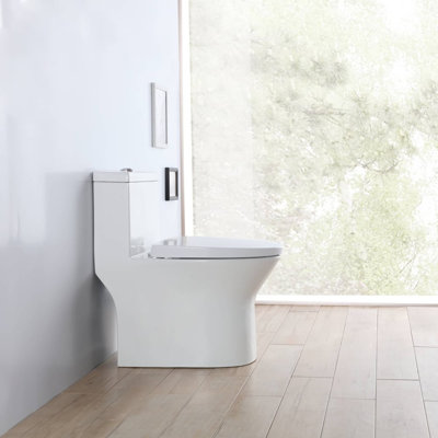 Toilette allongée 4 pièces 4 GPF (siège inclus)