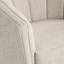 Fauteuil demi-tonneau en lin Chloé