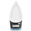 Fer à repasser vapeur 1700 W, semelle en alliage d'aluminium et PTFE, arrêt automatique, autonettoyant, quatre réglages de température, chauffe-eau rapide, système anti-gouttes, idéal pour le repassage à domicile.