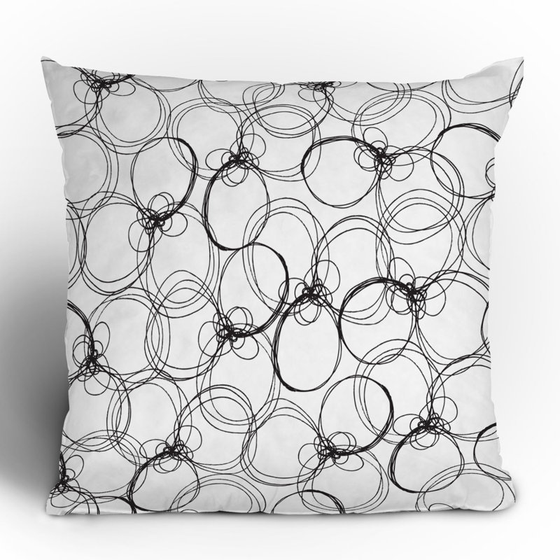 Square Pillow Cover & Insert, 20" x 20", White