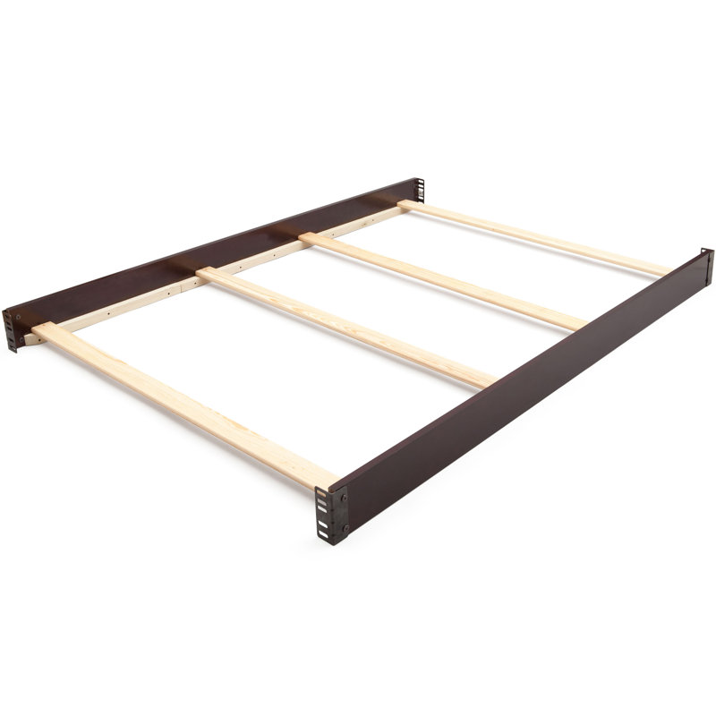 Rails de lit double en bois Delta pour enfants # 0050, chocolat noir, Chocolat noir