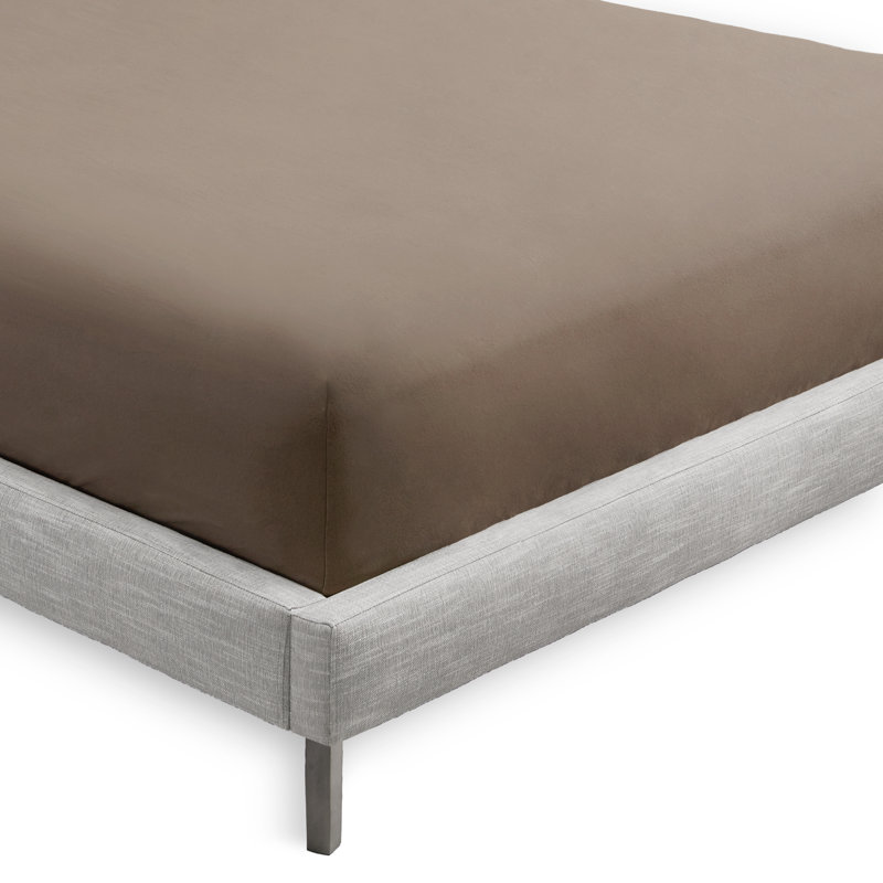 Drap-housse en microfibre de qualité supérieure ultra doux, Drap-housse grand, Taupe