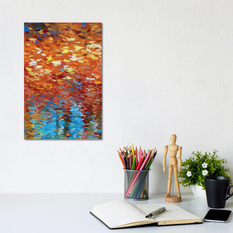 Autumn Reflection by Leon Devenice - Wrapped Canvas Gallery-Wrapped Canvas Giclée, 30.48cm H x 20.32cm W x 1.91cm D