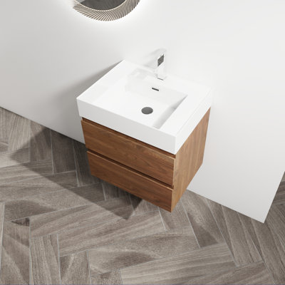 Aldo 24-Inch Wall-Mounted Vanity