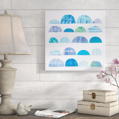 Half Moon Abstract I by Melissa Averinos - 1 Piece Wrapped Canvas Painting