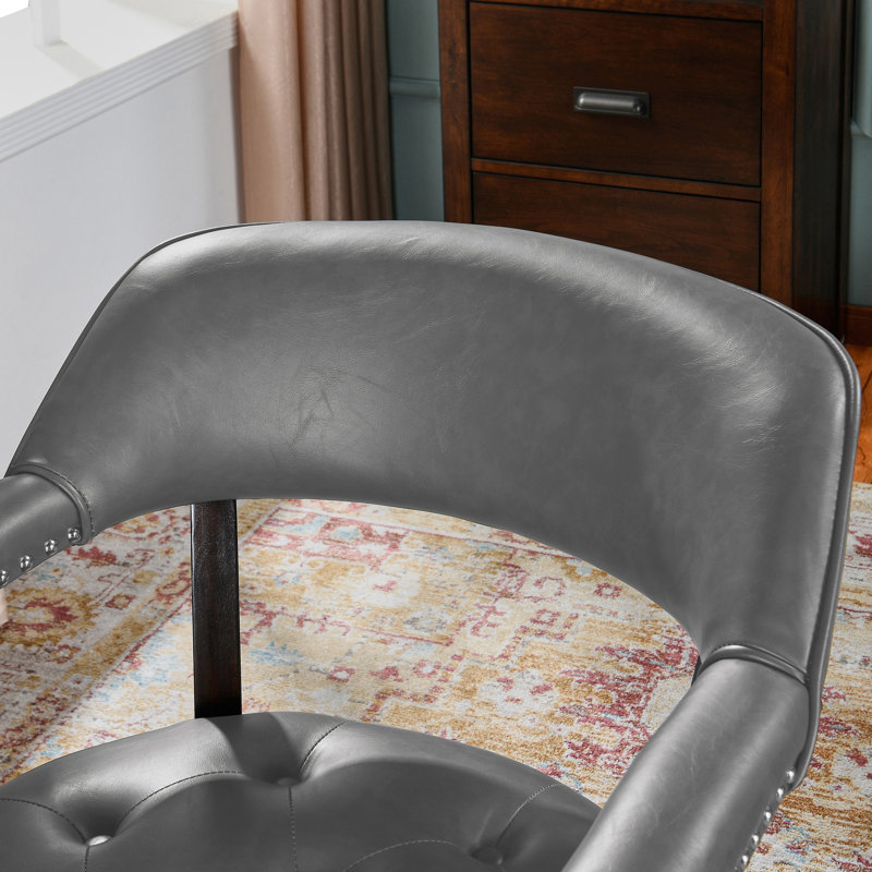 Chaise rembourrée Wexford, Gris foncé, 1
