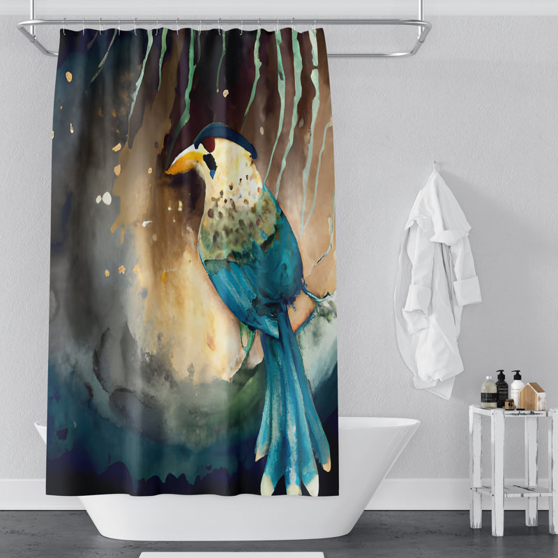 Rideau de douche Asharoken, H 72 po x l 70 po