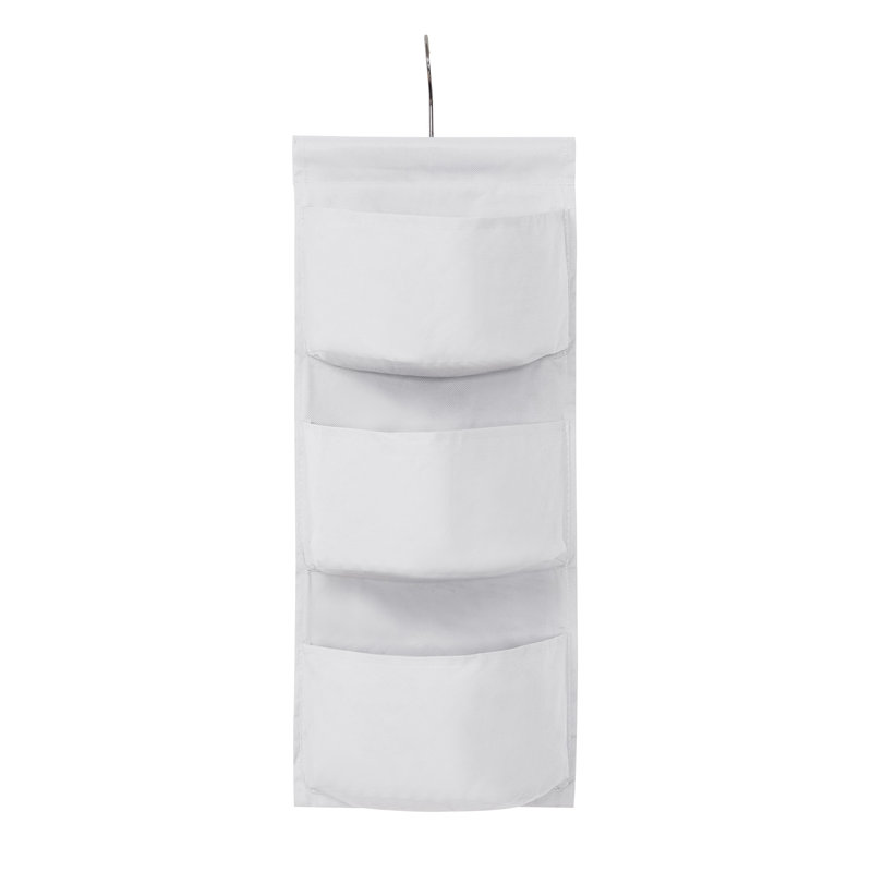 Ensemble de garde-robe 3 pièces TUSK - blanc (version tablettes suspendues)