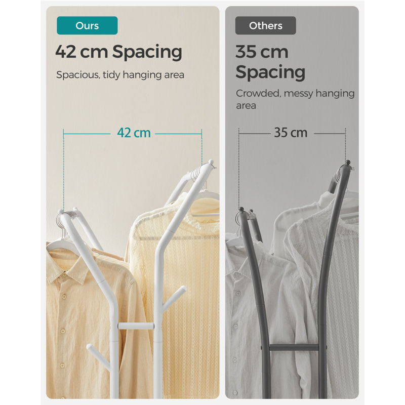 Sarka 103.5cm Rolling Clothing Rack