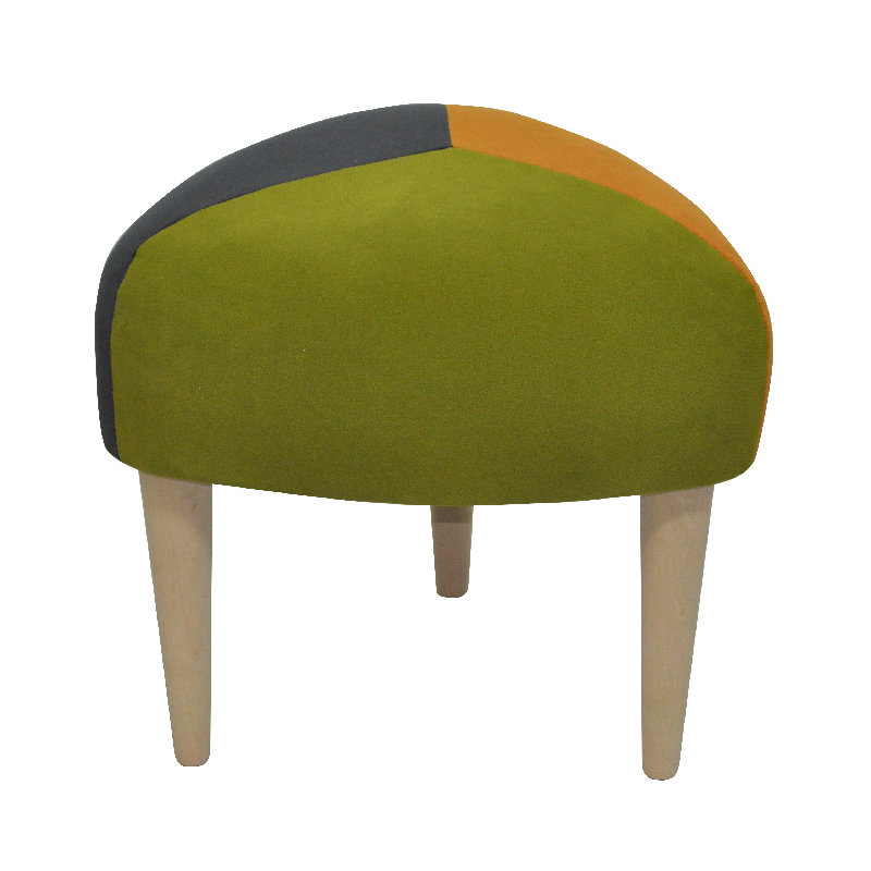 Solid + Manufactured Wood Accent Stool