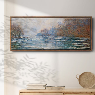Rivière dégel près de Vetheuil, 1880, reproduction d'art sur toile