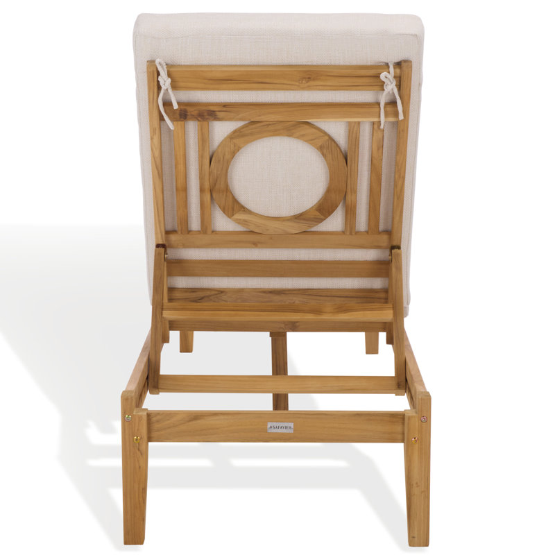 Montclair Teak Chaise Lounge