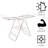 Everyday Home Clothes Drying Rack - Folding Indoor or Outdoor Portable Dryer for Clothing and Towels - Collapsible Laundry Clothes Stand
