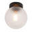 Prismatic 1-Light Flush Mount - Black-767213065