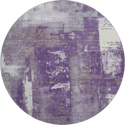 Premium Machine Washable Pirtle AMF1984 Abstract Rug