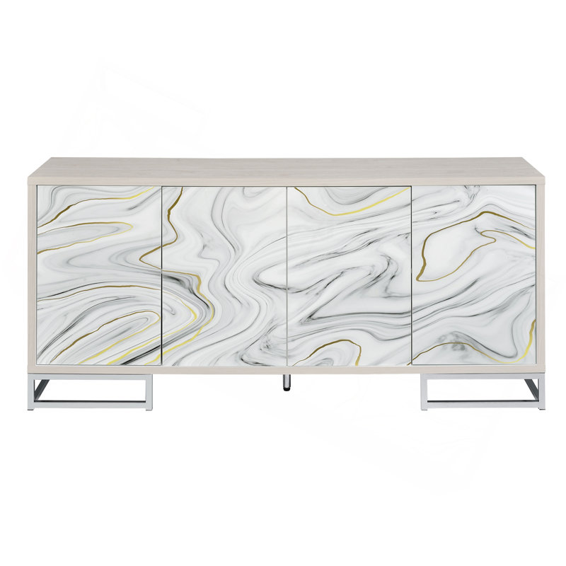 Armoire console blanche Marcle