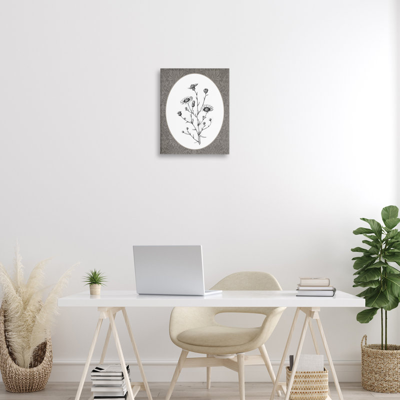 Art mural sur toile, "Wild Daisies", H 20 po x l 16 po
