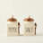 Pepper' Ceramic Jar With  Acacia Lid & Spoon