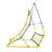 VEVOR 2-IN-1 Portable Soccer Rebounder Net, 71"x40"