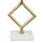 Table Decor  Set of 2  14" x 5" x 3"  Gold/White