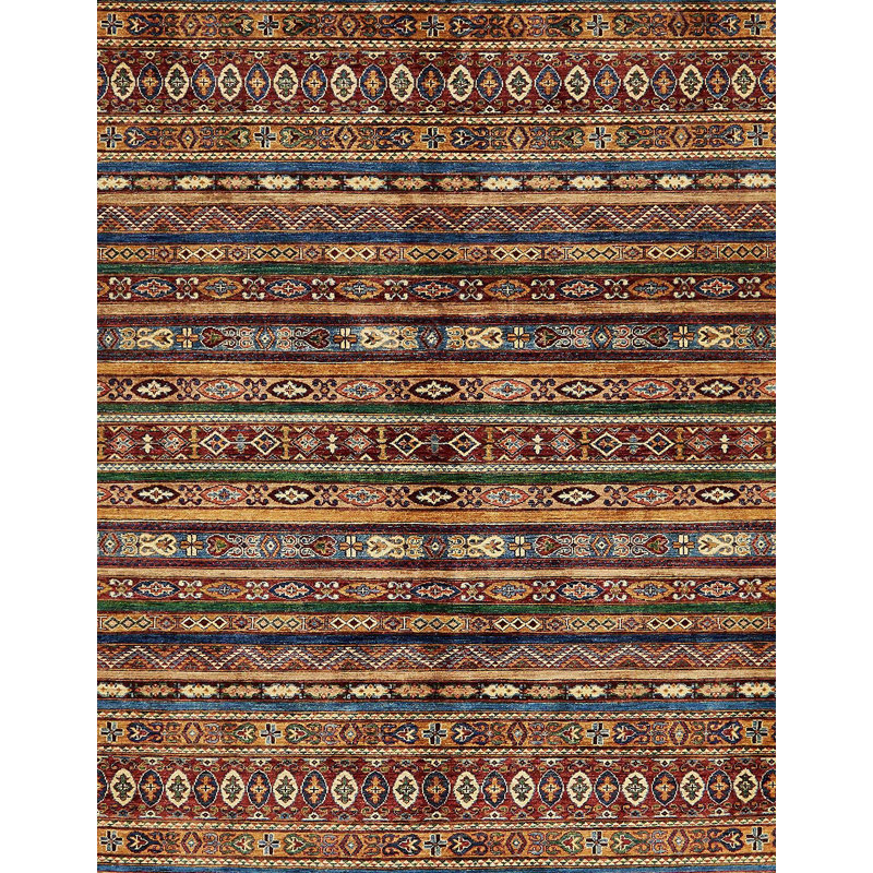 Abstract Indoor Rug, Rectangle 8' x 12'