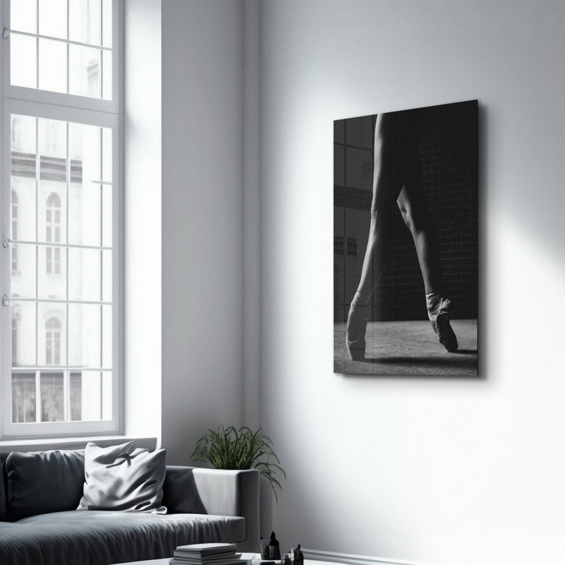 Élégante peinture murale en verre trempé de 13,8 po x 21,7 po | 100% verre trempé, épaisseur: 0,16 pouce | Imprimé UV pour des couleurs éclatantes | Parfait pour la décoration intérieure, le salon et les espaces de bureau