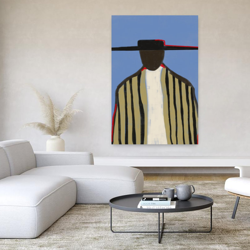 Art contemporain contemporain, H 60 po x l 40 po