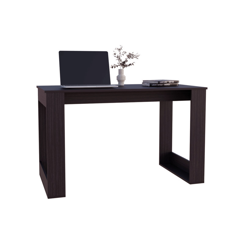 Writing Desk, Home Office, Home Computer Desk, Black, 28.7" H x 23.6" W x 47.2" D