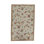 Hand-Knotted High-Quality Ivory, Green, and Red Area Rug