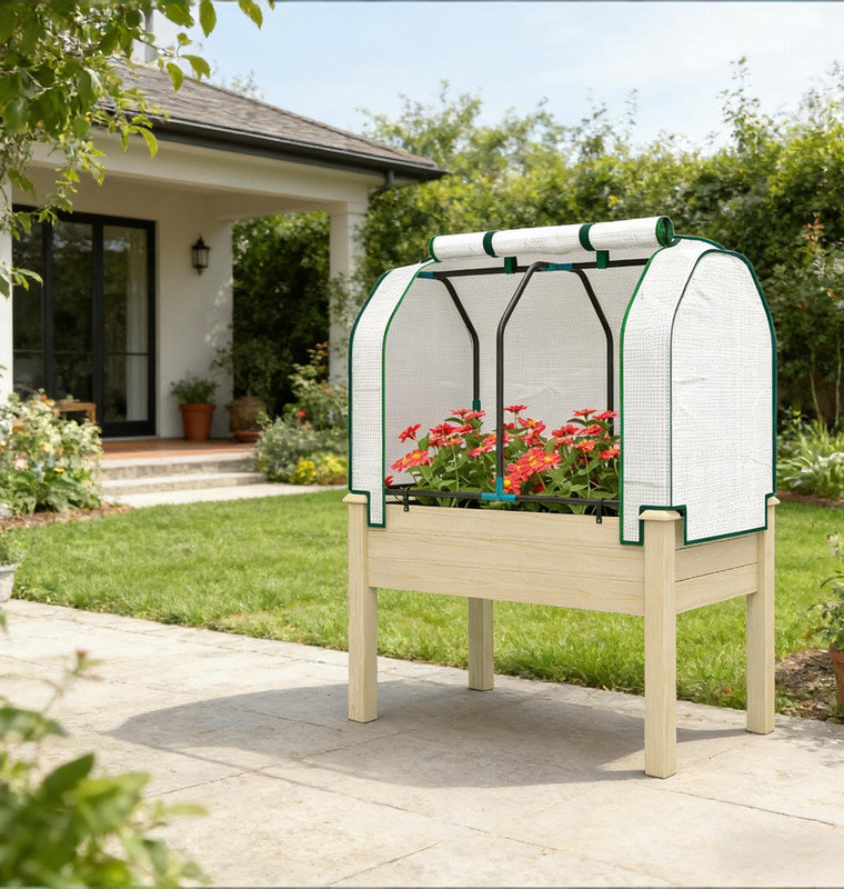 Jardinière compacte, jardin surélevé pour l'extérieur