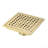 6 Inch Square Shower Floor Drain with Grid Design for Enhanced Water Flow and Durability-130621982